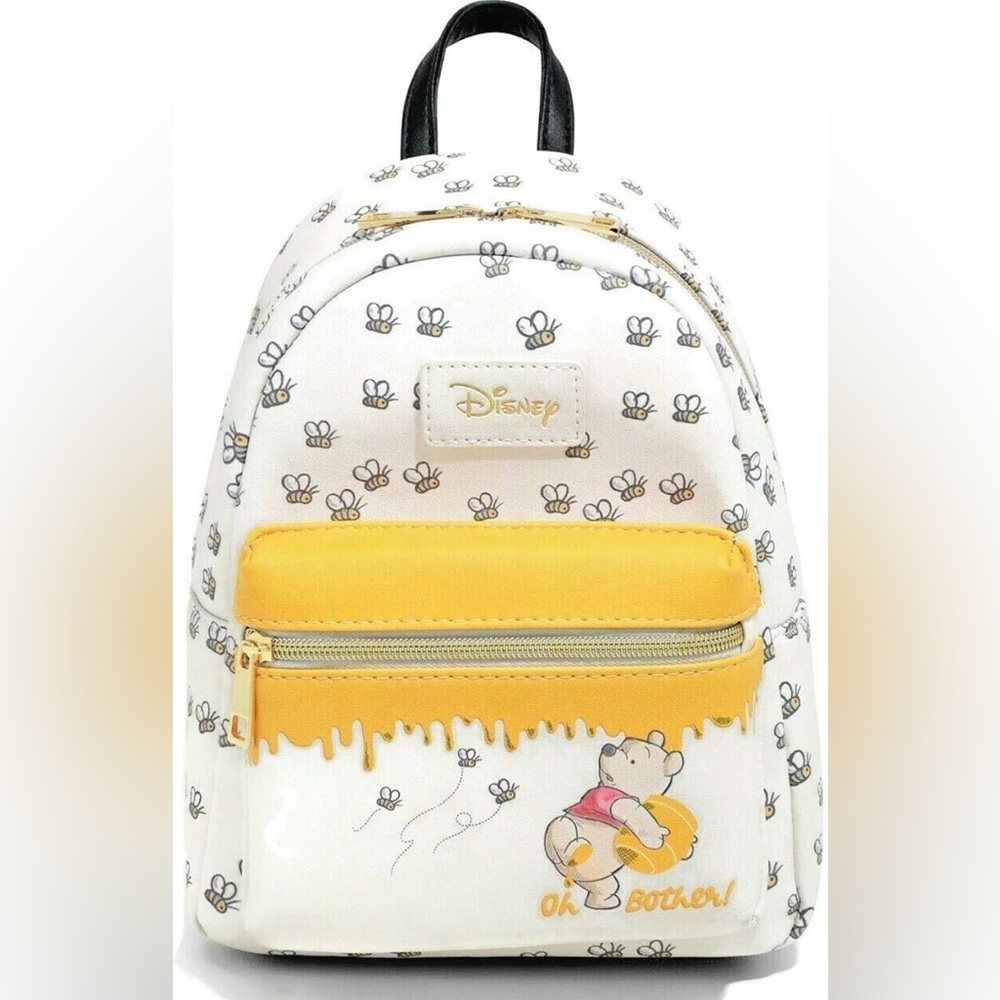 Hot Topic Exclusive: Loungefly Disney Winnie The Pooh Bees & Honey Mini Backpack